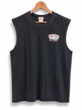 Ron Jon Surf Shop Key West Muscle Tee Vintage Faded Graphic Tank Large